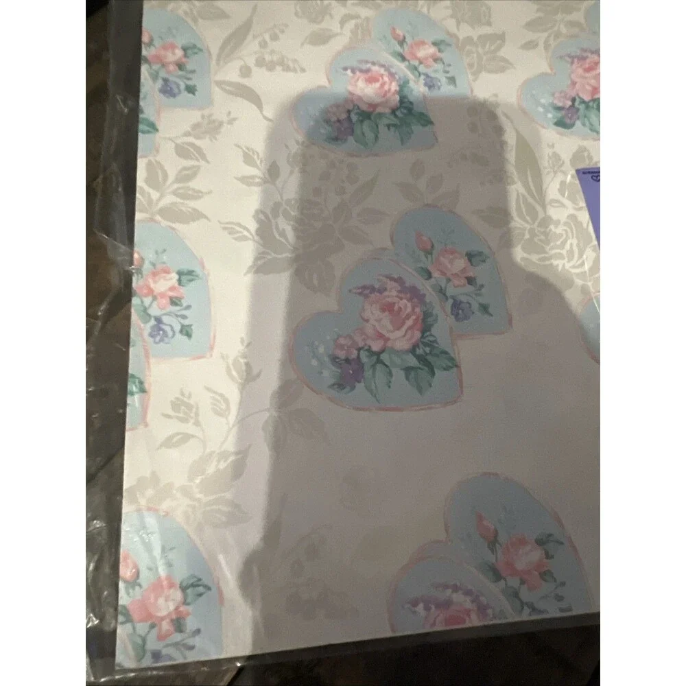 Vintage Ambassador Hallmark︱ Theme Gift Wrap ︱Hearts︱Hallmark︱Added Touch︱Love